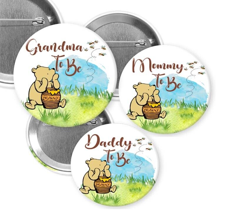 Winnie/winnie The Pooh/honey/ Bee/ Mommy To Be/ Baby Shower/ Mommy To Be