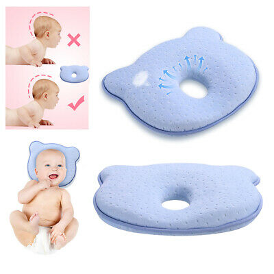 Newborn Baby Infant Pillow Memory Foam Positioner Prevent Flat Head Anti Roll