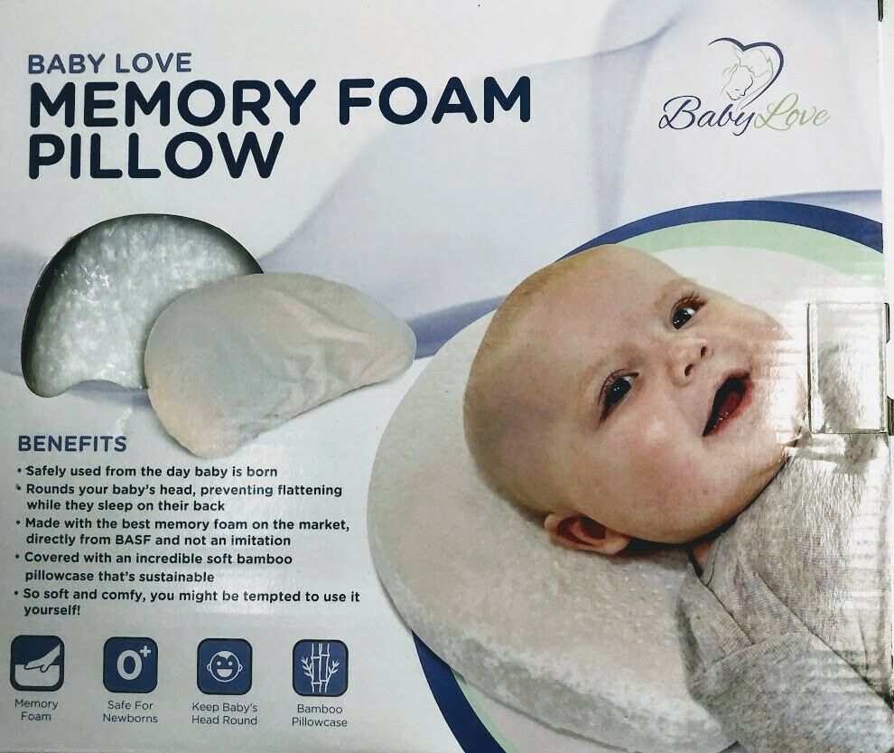 Baby Love Memory Foam Pillow + Bamboo Pillowcase