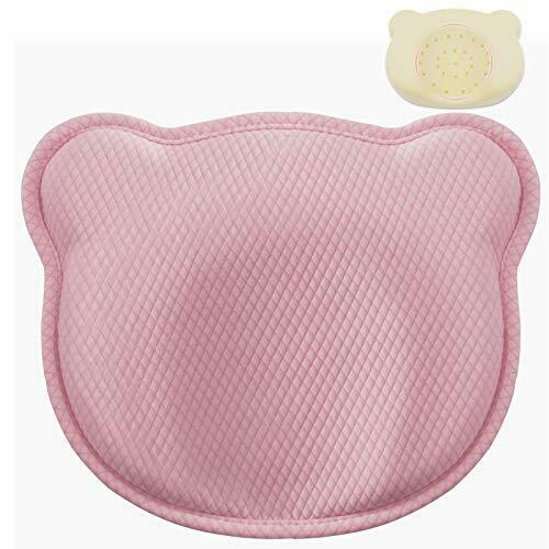 Atbabyhome Flat Head Baby Pillow Infant Head Shaping Pillow For Sleeping Remo...